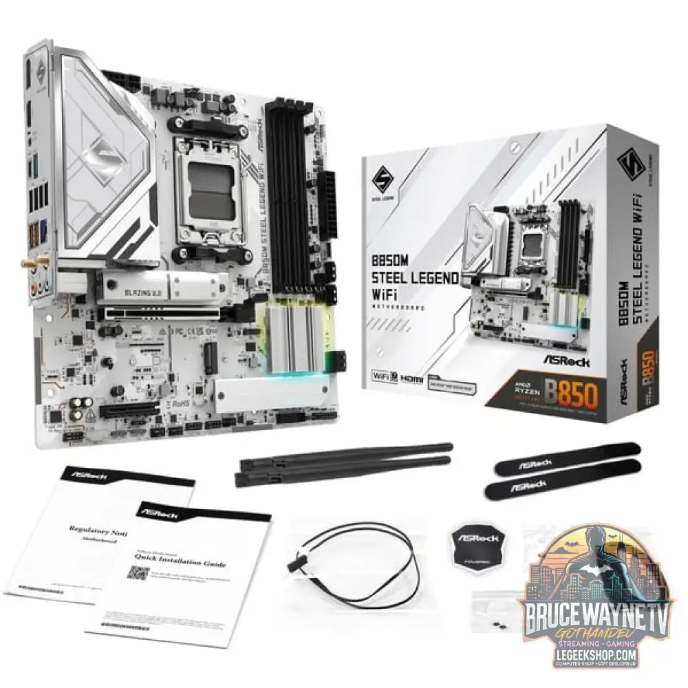 ASRock B850M Steel Legend WiFi, carte mère - ASRock - vue 8