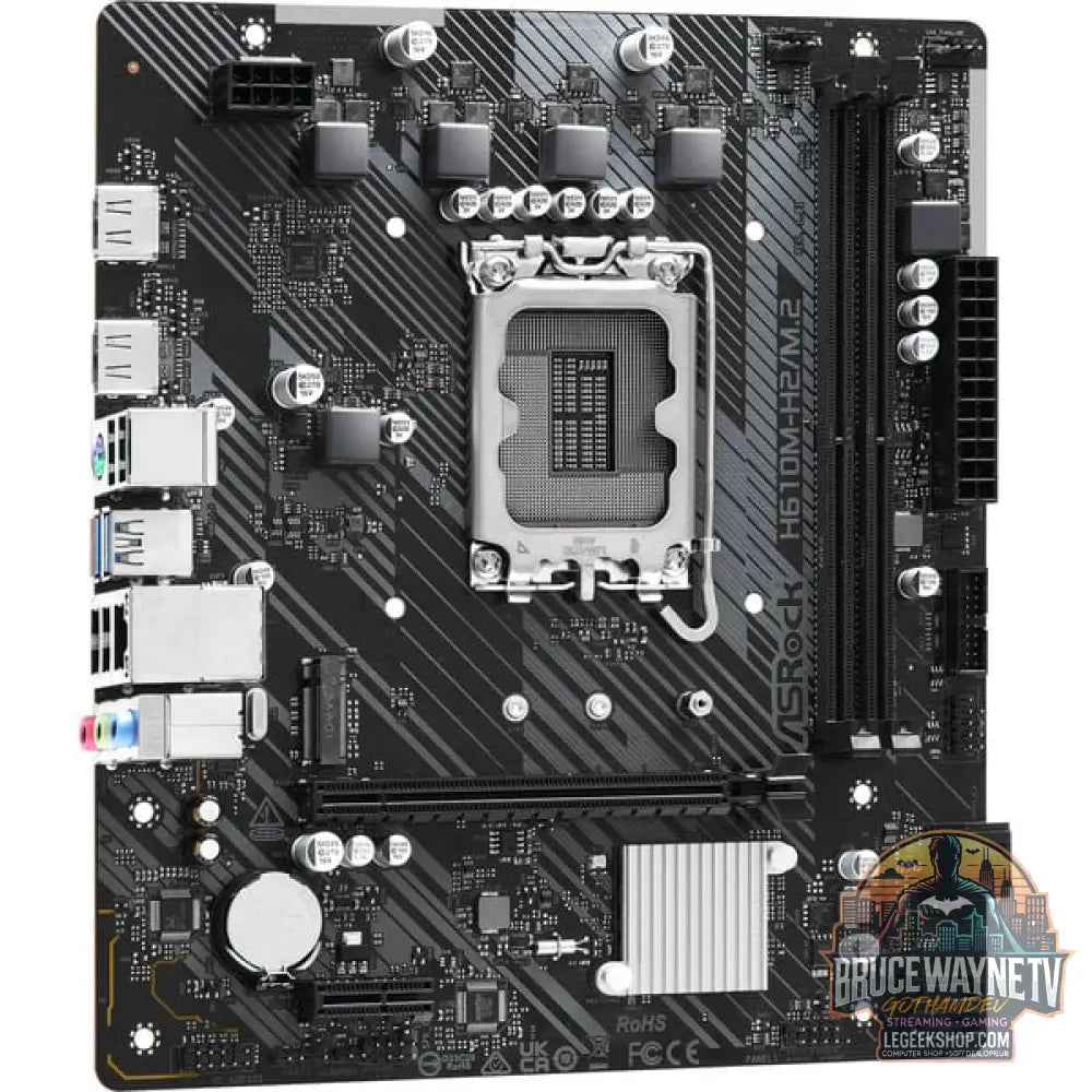 ASRock H610M-H2/M.2, carte mère - ASRock - vue 2