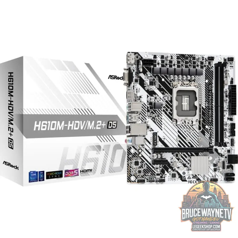 ASRock H610M-HDV/M.2+ D5, carte mère - ASRock