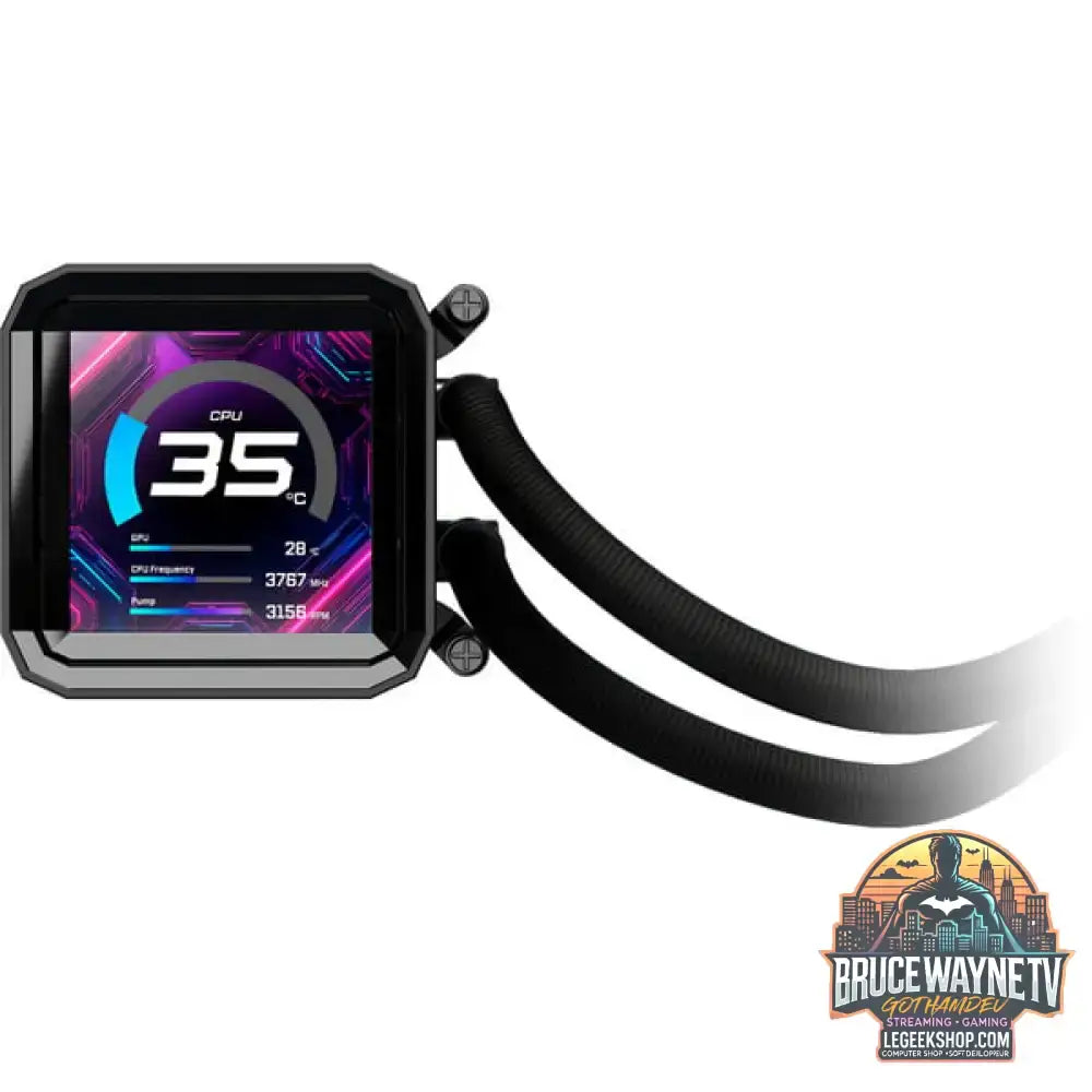 ASRock Phantom Gaming 360 LCD, Wasserkühlung schwarz - ASRock - vue 9