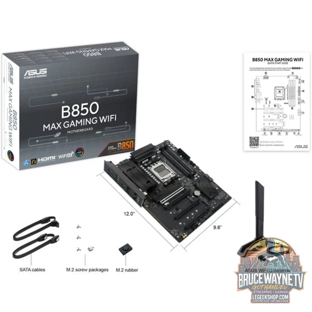 ASUS B850 MAX GAMING WIFI, carte mère - ASUS - vue 9