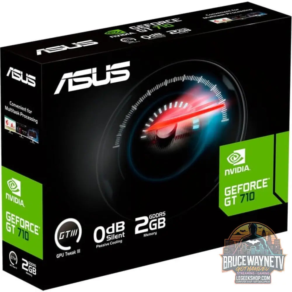 ASUS GeForce GT710-SL-2GD5-BRK-EVO, carte graphique refroidissement passif - ASUS - vue 5