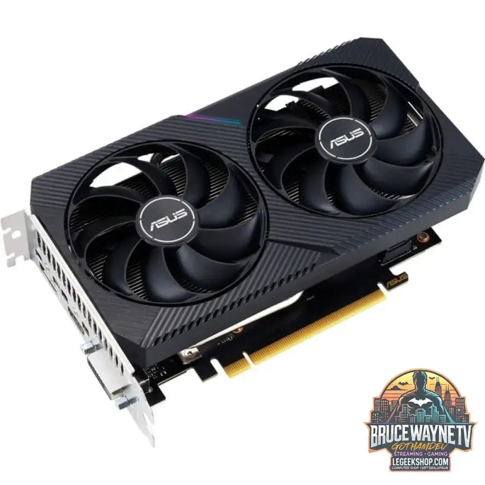 ASUS GeForce RTX 3050 DUAL OC V2, carte graphique Lite Hash Rate, 1x DisplayPort, 1x HDMI 2.1, DVI-D - ASUS - vue 3