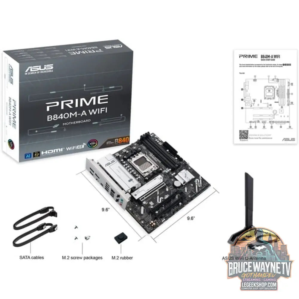 ASUS PRIME B840M-A WIFI, carte mère - ASUS - vue 8