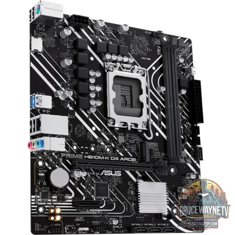 ASUS PRIME H610M-K D4 ARGB, carte mère - ASUS - vue 3