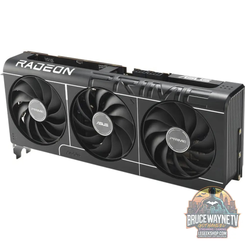 ASUS Radeon RX 9070 PRIME GAMING OC, carte graphique gris, RDNA4, GDDR6, 3x DisplayPort, 1x HDMI - ASUS - vue 5