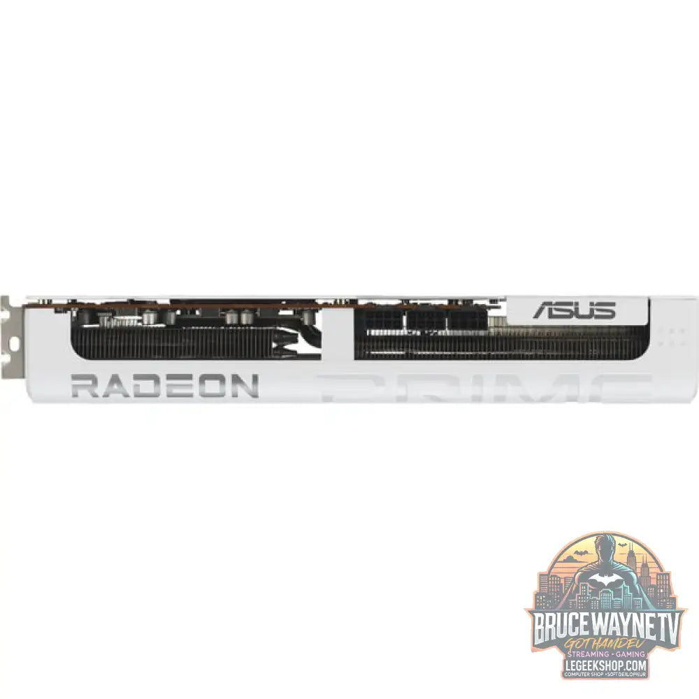 ASUS Radeon RX 9070 XT PRIME WHITE OC Edition, carte graphique blanc, RDNA4, GDDR6, 3x DisplayPort, 1x HDMI 2.1 - ASUS - vue 9