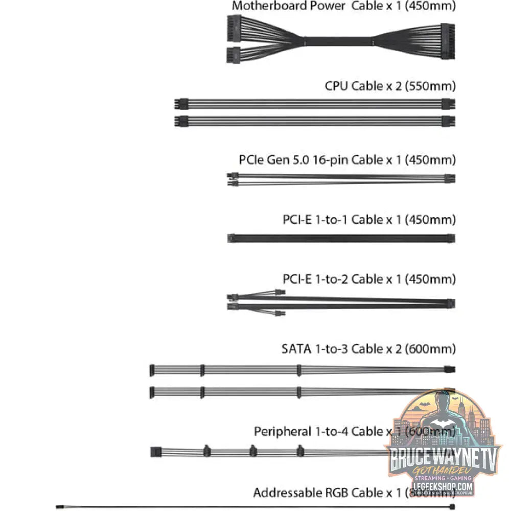ASUS ROG Loki 1000W Platinum, alimentation PC - ASUS - vue 14
