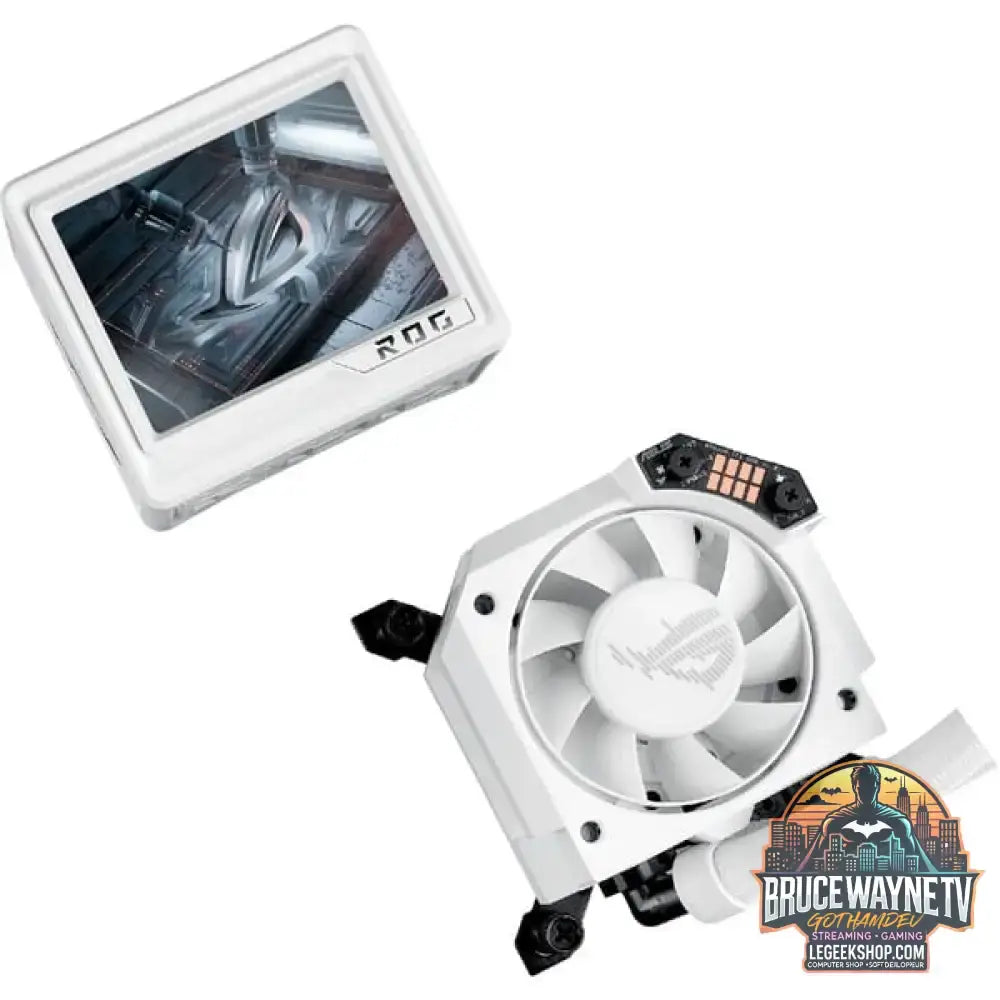 ASUS ROG Ryujin III 360 ARGB Extreme White, Wasserkühlung weiß - ASUS - vue 7