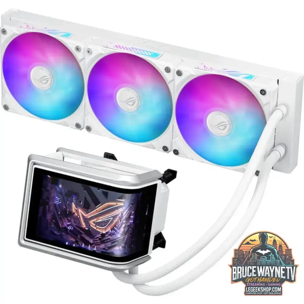 ASUS ROG RYUO IV 360 ARGB WHT, Wasserkühlung weiß - ASUS - vue 4