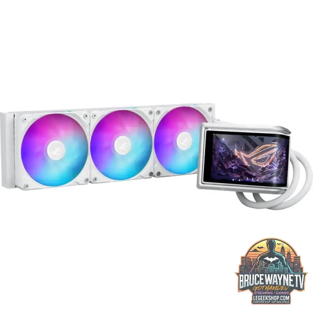 ASUS ROG RYUO IV 360 ARGB WHT, Wasserkühlung weiß - ASUS - vue 2