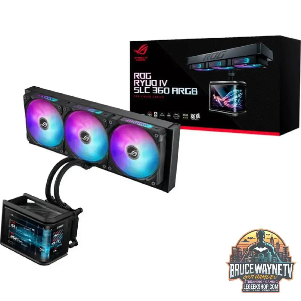 ASUS ROG Ryuo IV SLC 360 ARGB, Wasserkühlung schwarz - ASUS