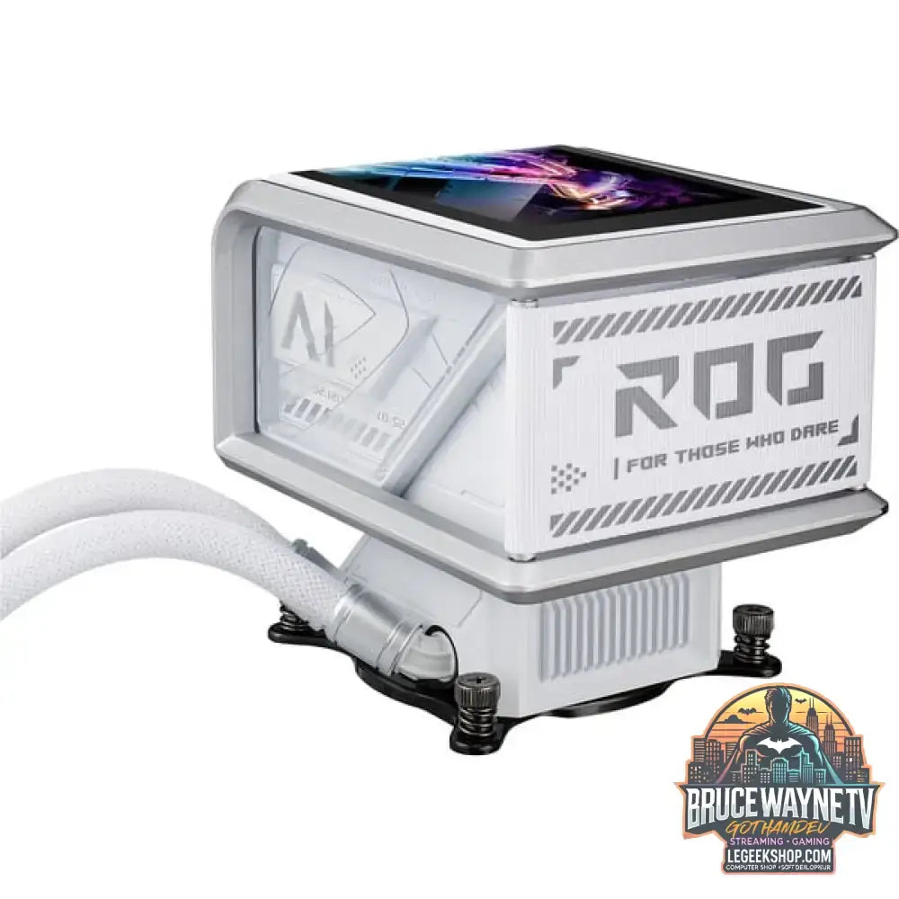 ASUS ROG Ryuo IV SLC 360 ARGB WHT, Wasserkühlung weiß - ASUS - vue 9