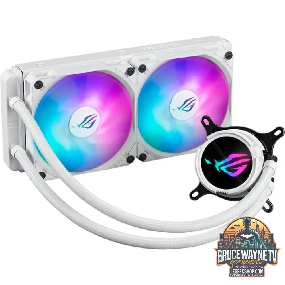 ASUS ROG STRIX LC III 240mm ARGB White Edition, Wasserkühlung weiß - ASUS - vue 2