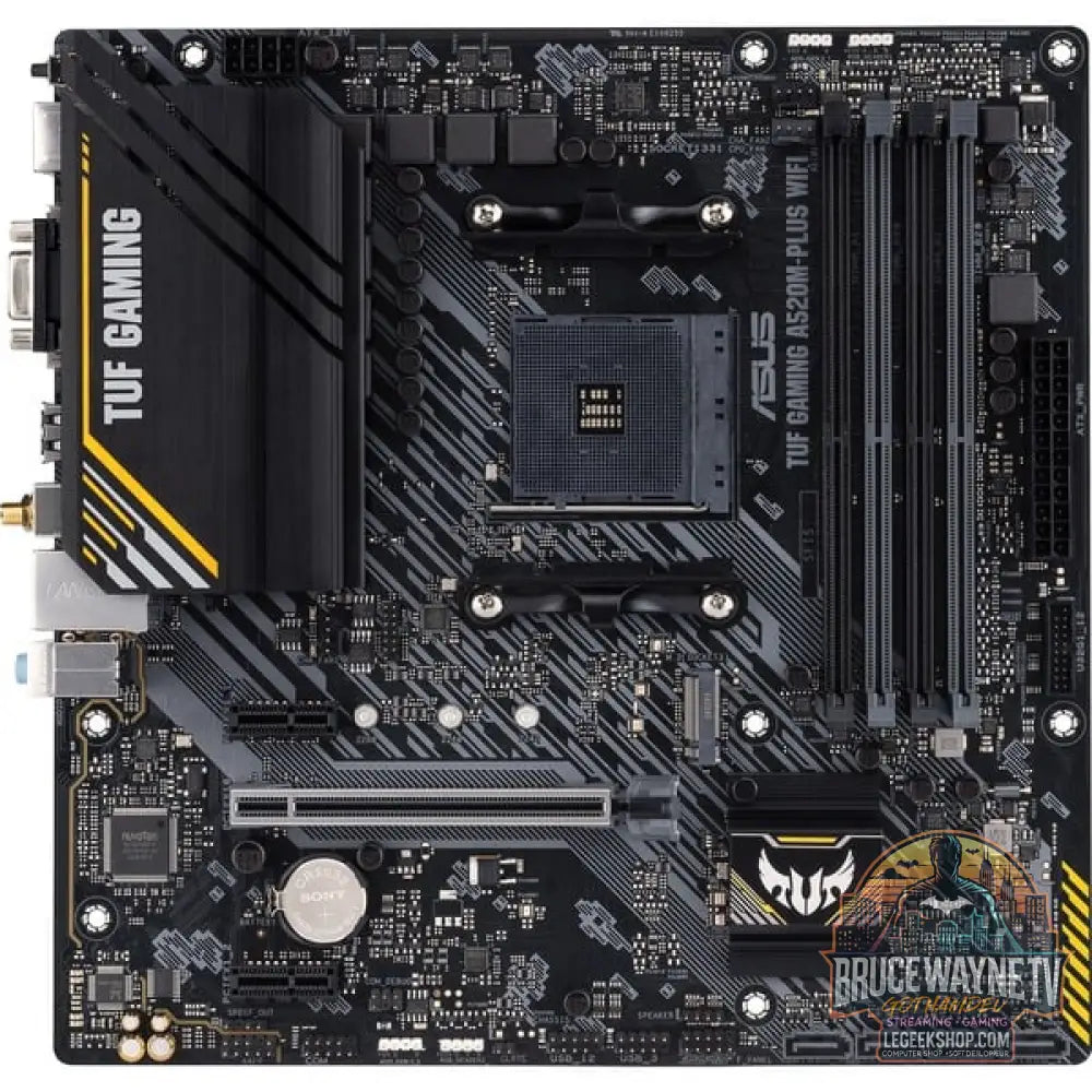 ASUS TUF GAMING A520M-PLUS WIFI, carte mère - ASUS - vue 3