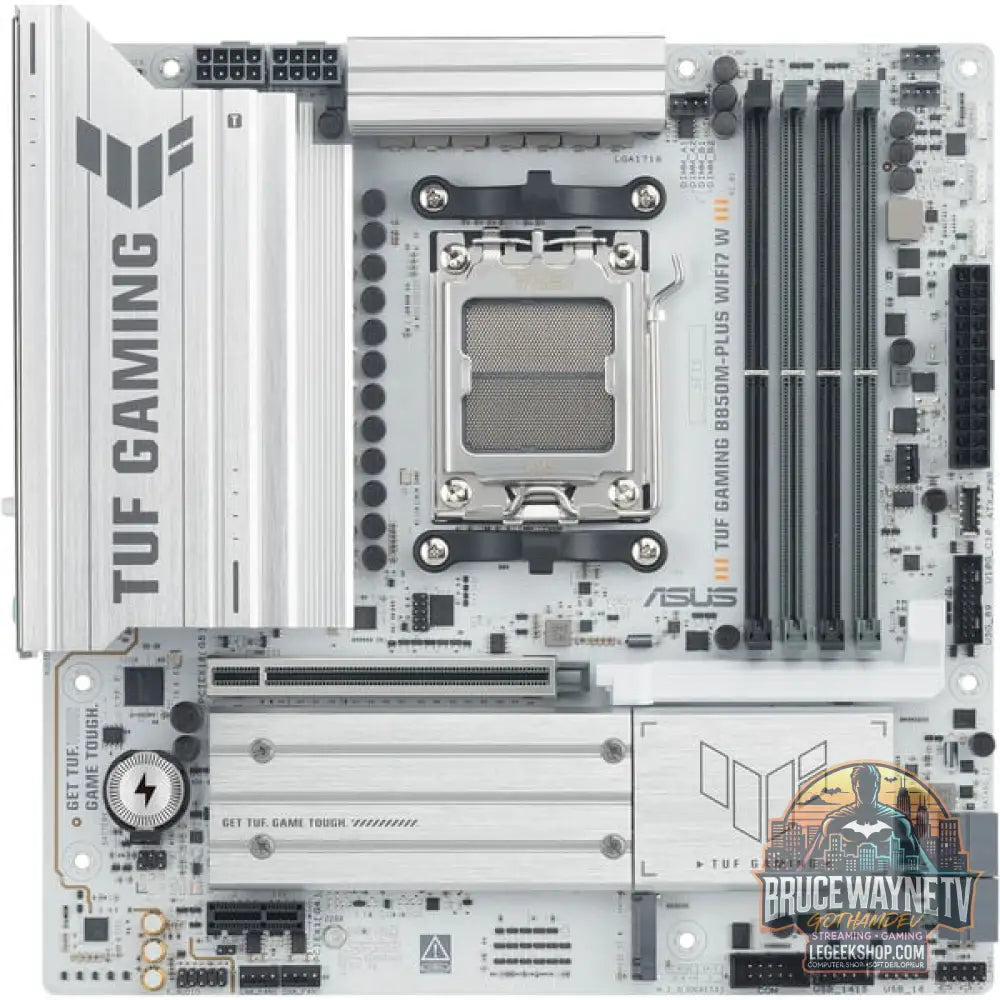 ASUS TUF GAMING B850M-PLUS WIFI7 WHITE, carte mère - ASUS
