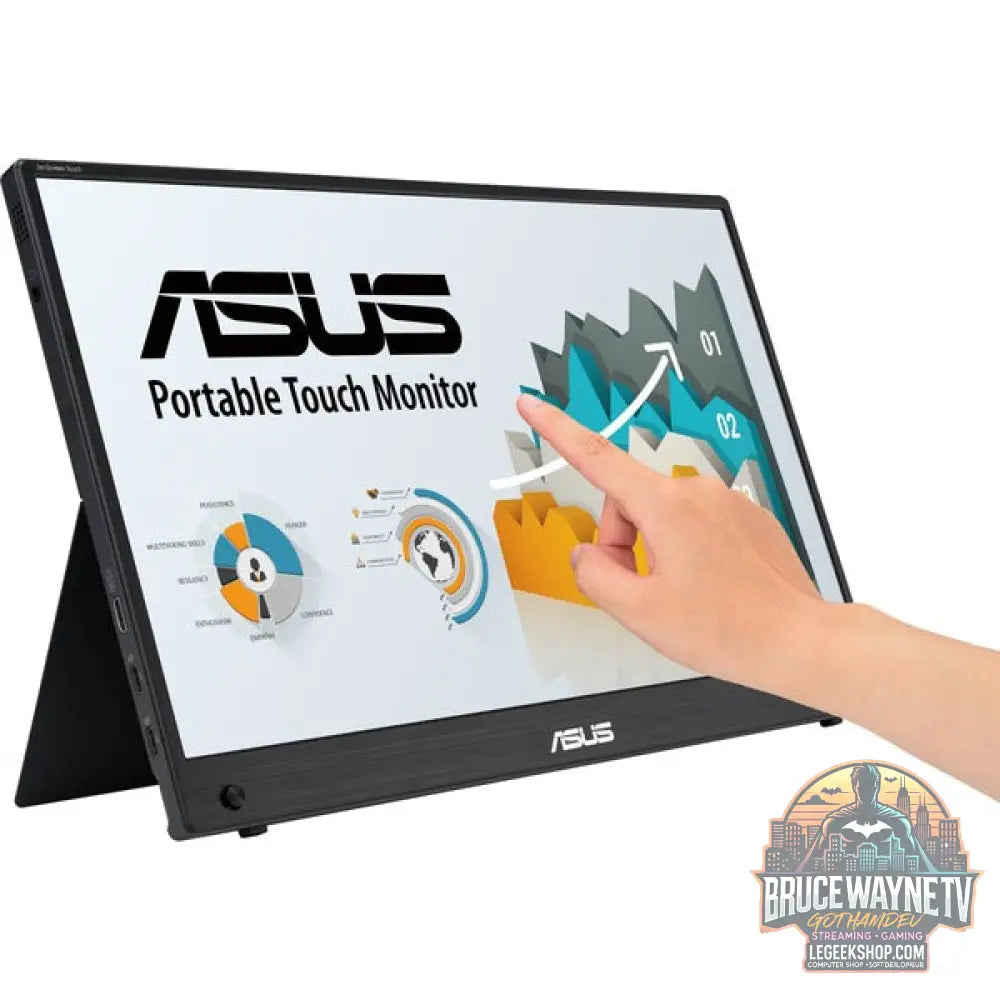ASUS ZenScreen MB16AHT 16" Full HD IPS 60 Hz - ASUS - vue 2