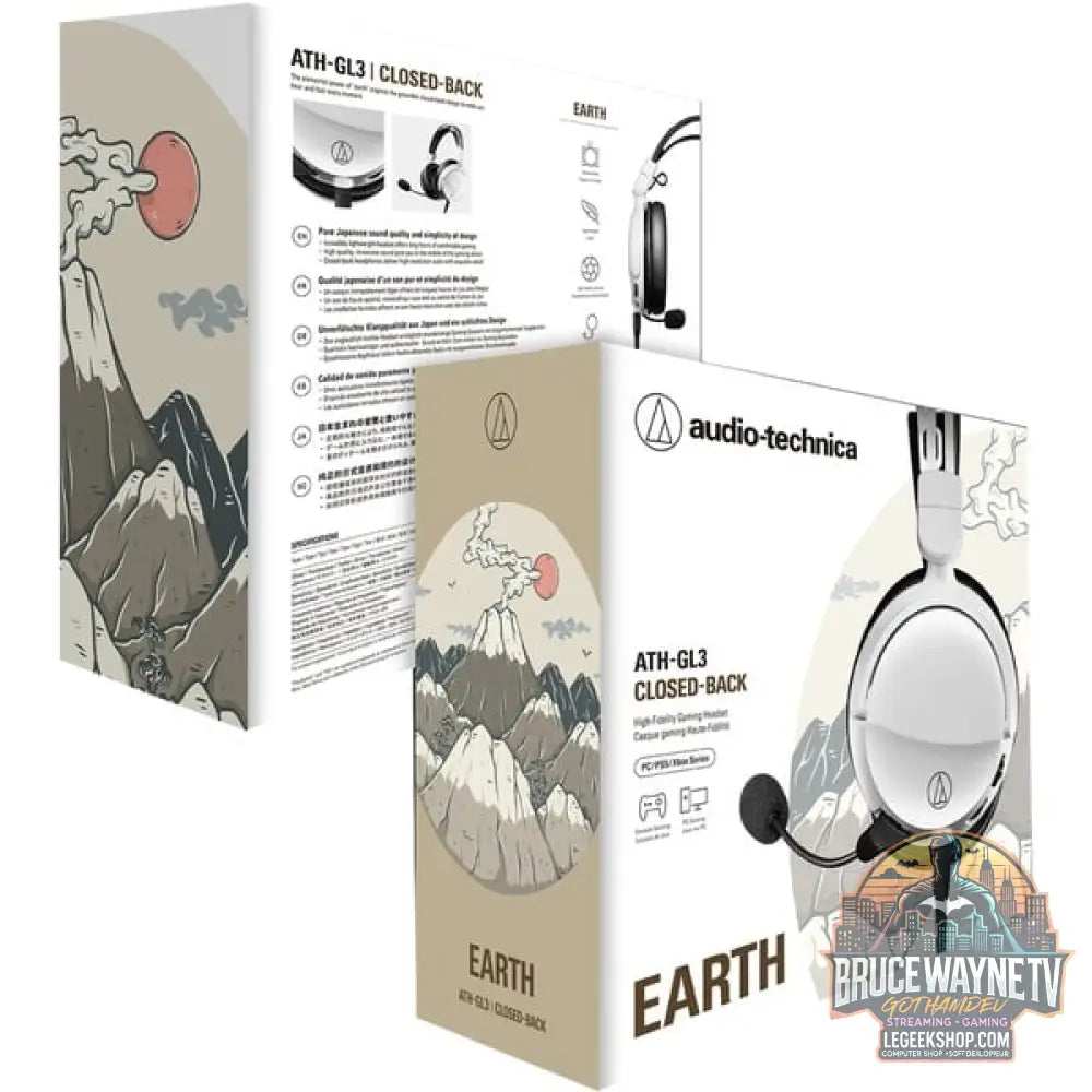 Audio-Technica ATH-GL3WH, casque gaming - vue 8