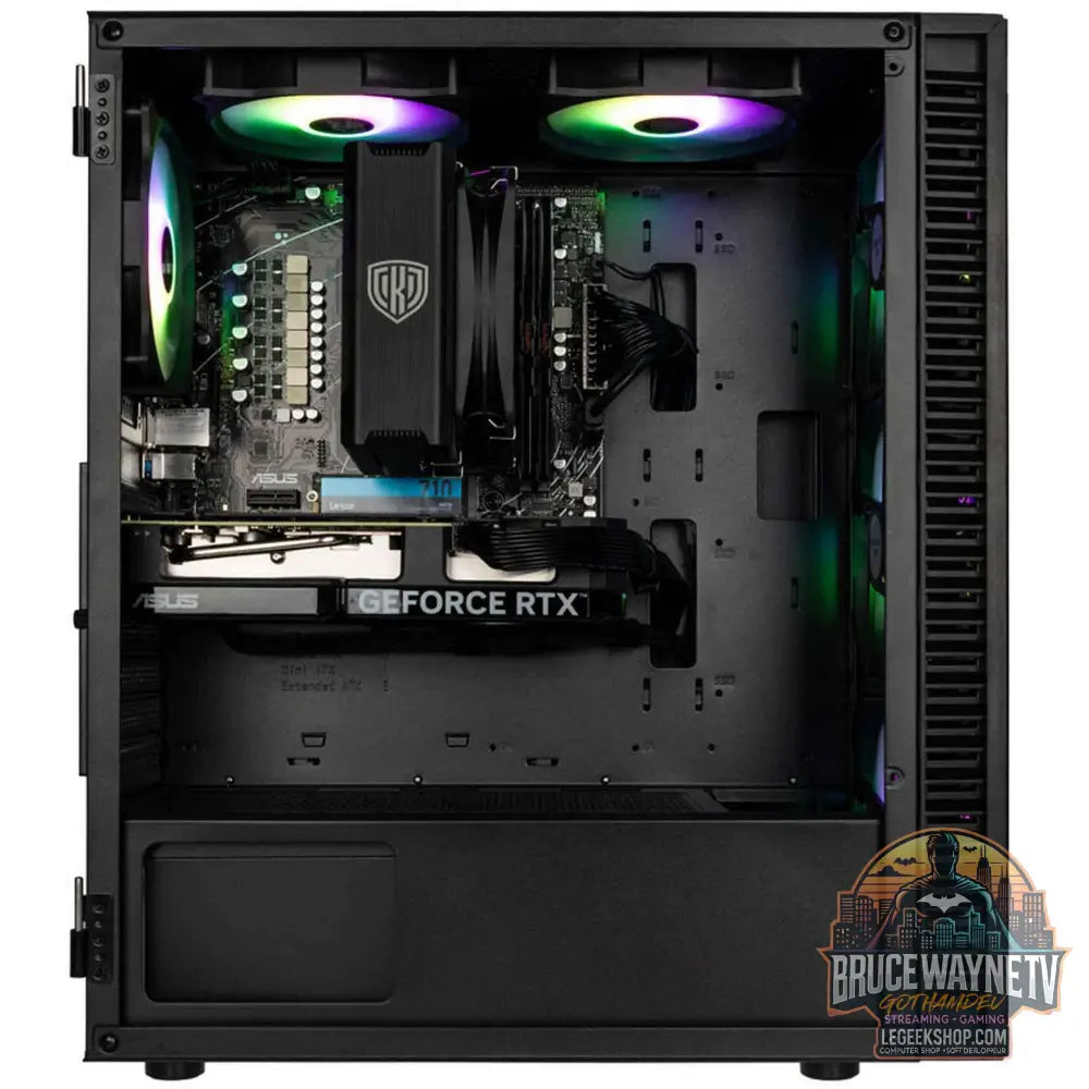 Gaming PC Black Out - AMD Ryzen 5 7600X, NVIDIA GeForce RTX 4060 Ti - Legeekshop