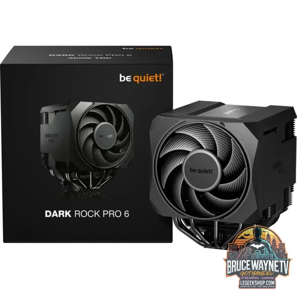 be quiet! Dark Rock Pro 6, CPU-Kühler schwarz, 120 mm - be quiet!