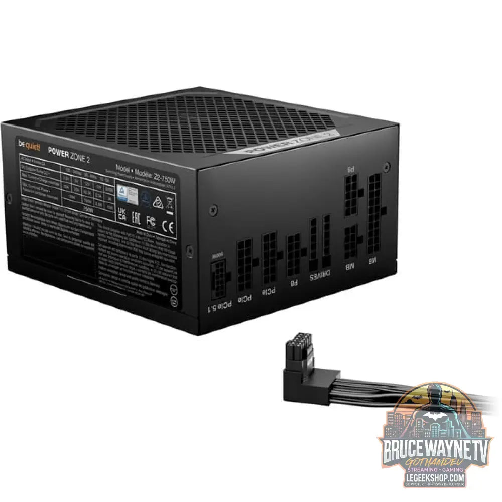 be quiet! POWER ZONE 2 750W, alimentation PC - vue 3