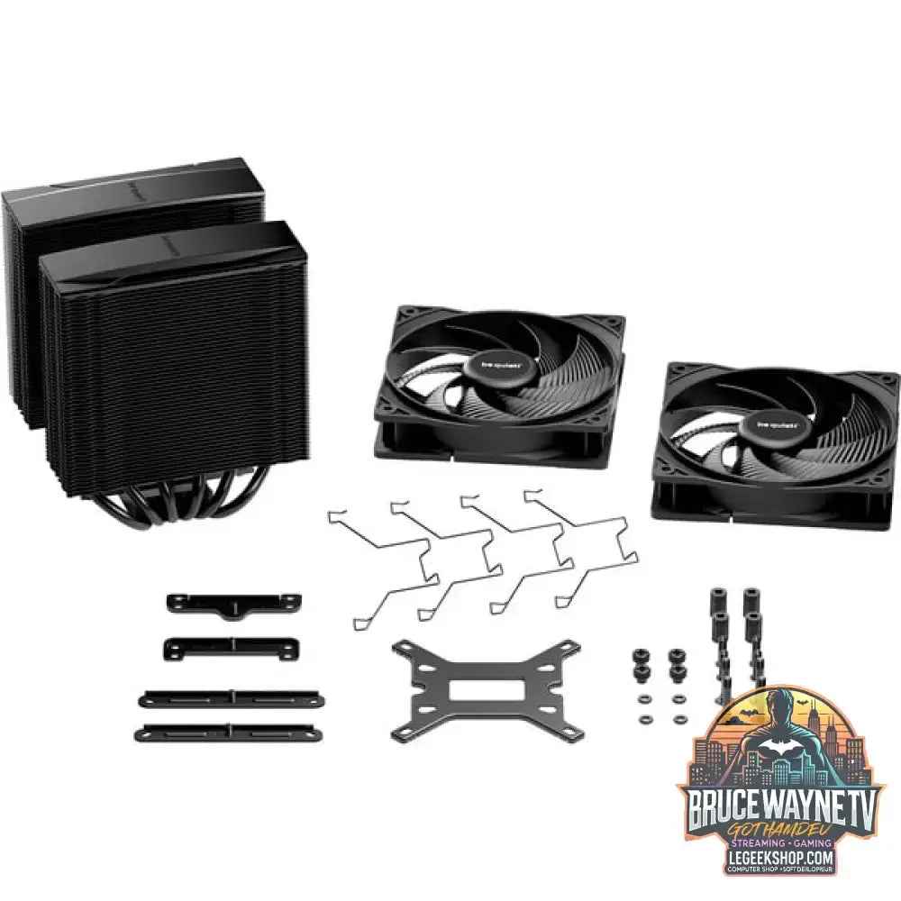 be quiet! Pure Rock Pro 3 Black, CPU-Kühler schwarz, 120 mm - be quiet! - vue 5