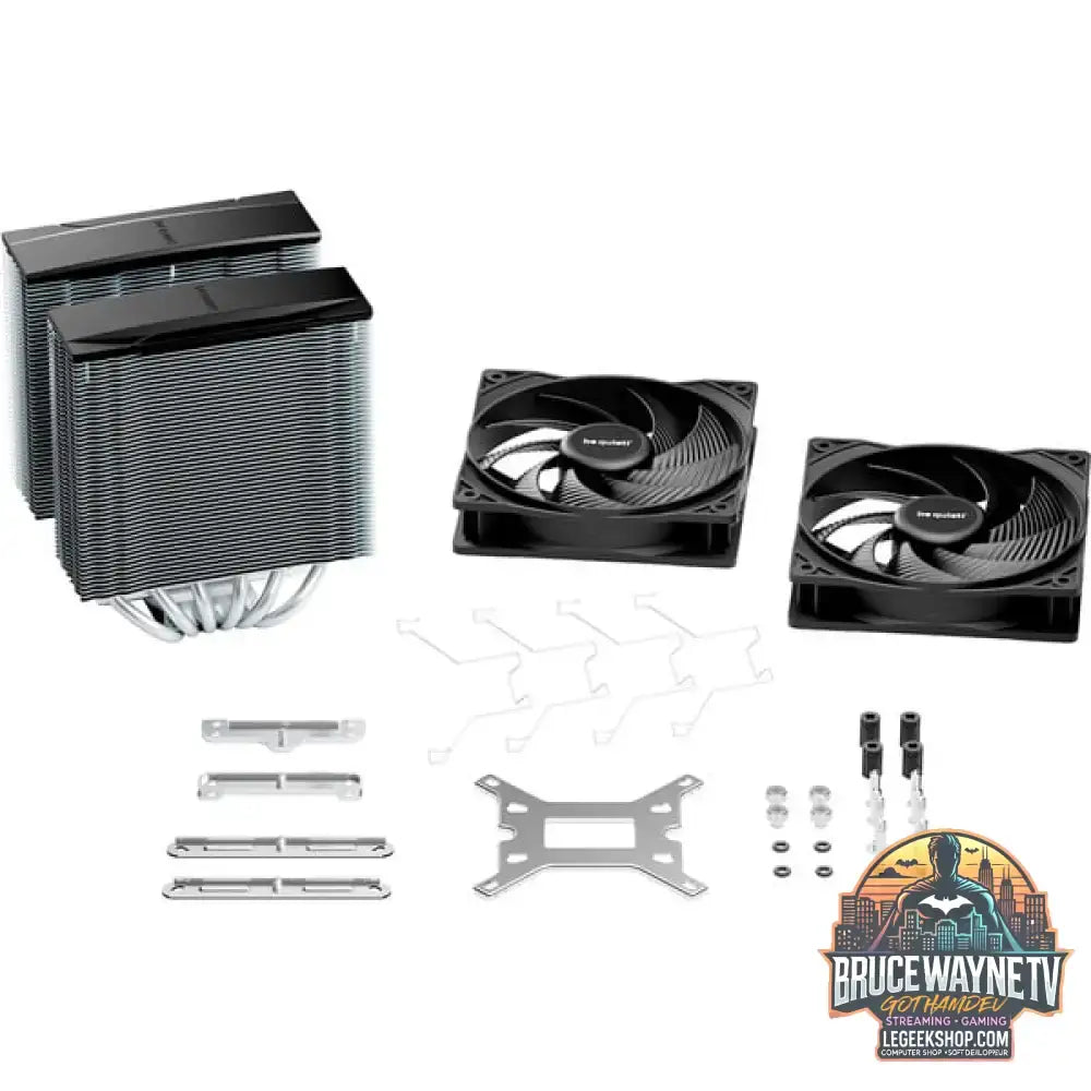 be quiet! Pure Rock Pro 3, CPU-Kühler schwarz/silber, 120 mm - be quiet! - vue 4