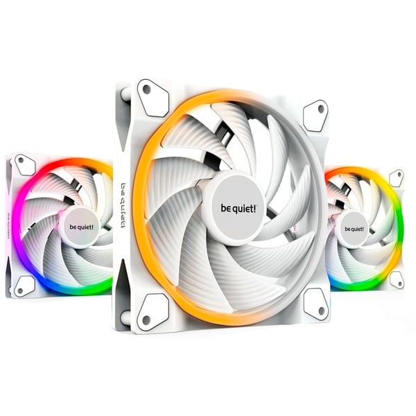be quiet! Light Wings White 140mm PWM high-speed Triple Pack, Gehäuselüfter - be quiet!