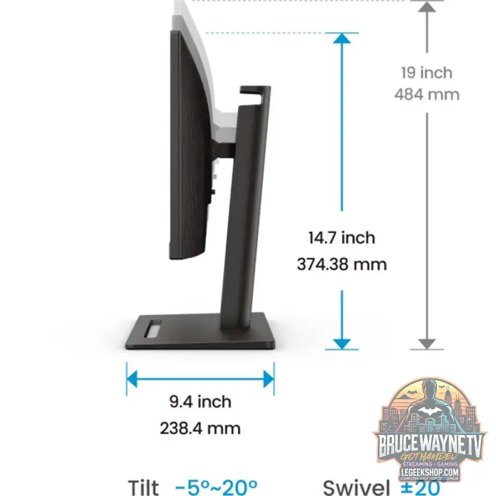BenQ BL2490T 23,8" 1920 × 1080 px 100 Hz - BenQ - vue 8