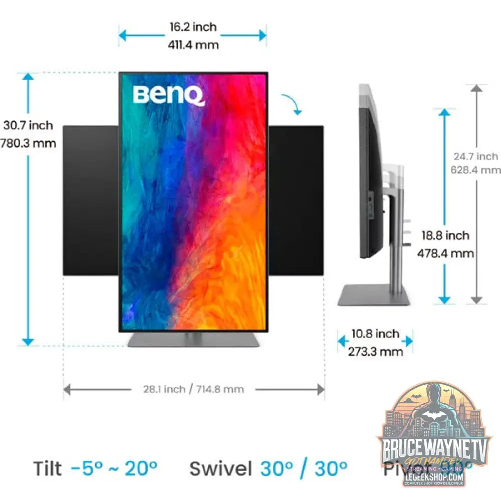 BenQ PD3225U 31,5" 3840 × 2160 px IPS 60 Hz - BenQ - vue 9