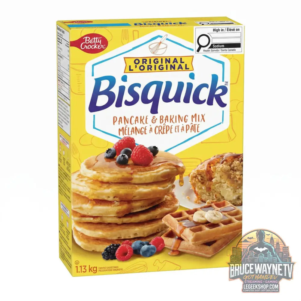 Betty Crocker Bisquick Pancake & Baking Mix Original preparato per pancakes da 1,13kg (Confezione da 10) - Snacks &