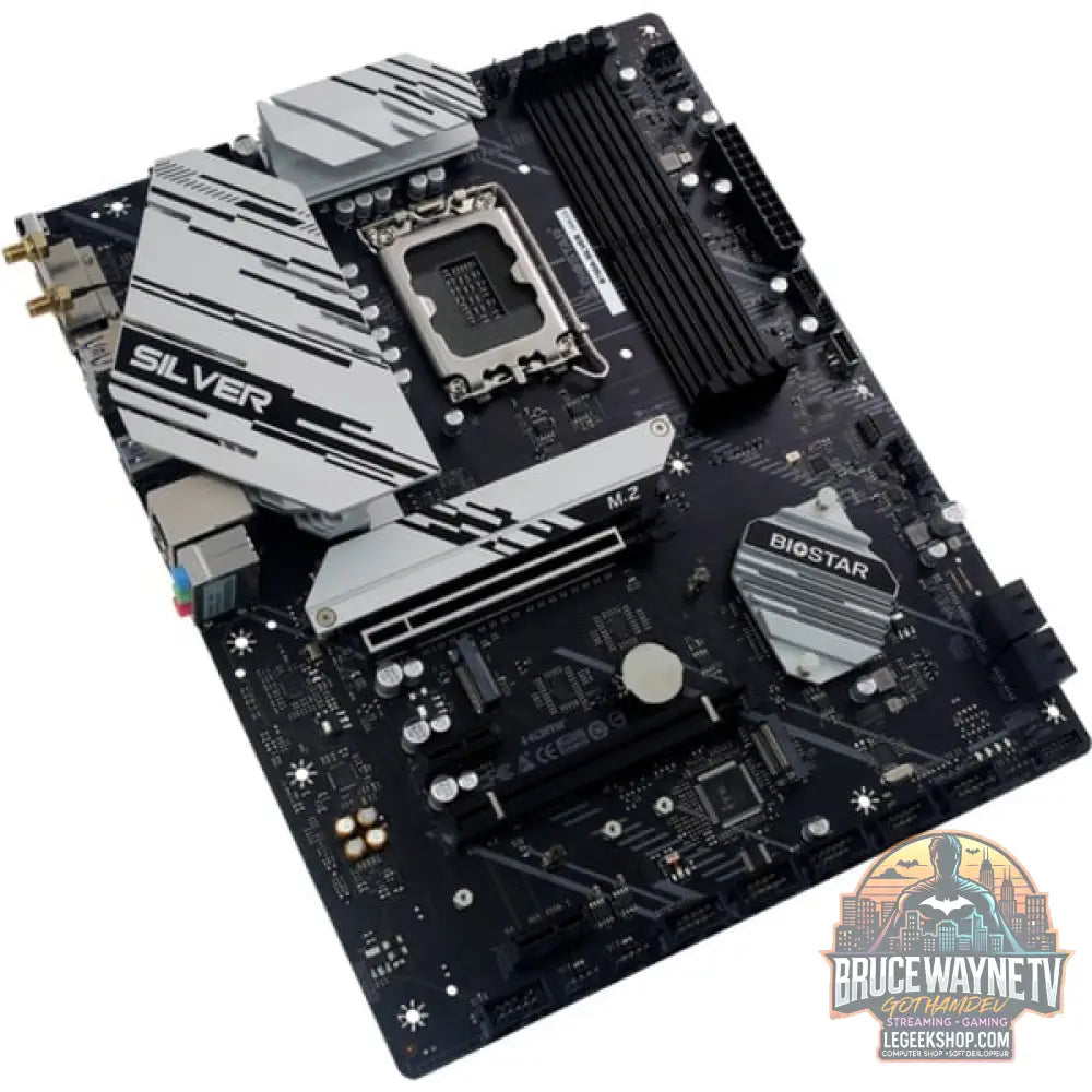 Biostar B760A-SILVER, carte mère - Biostar - vue 3