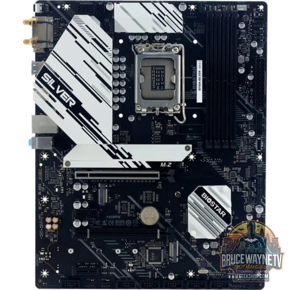 Biostar B760A-SILVER, carte mère - Biostar - vue 2
