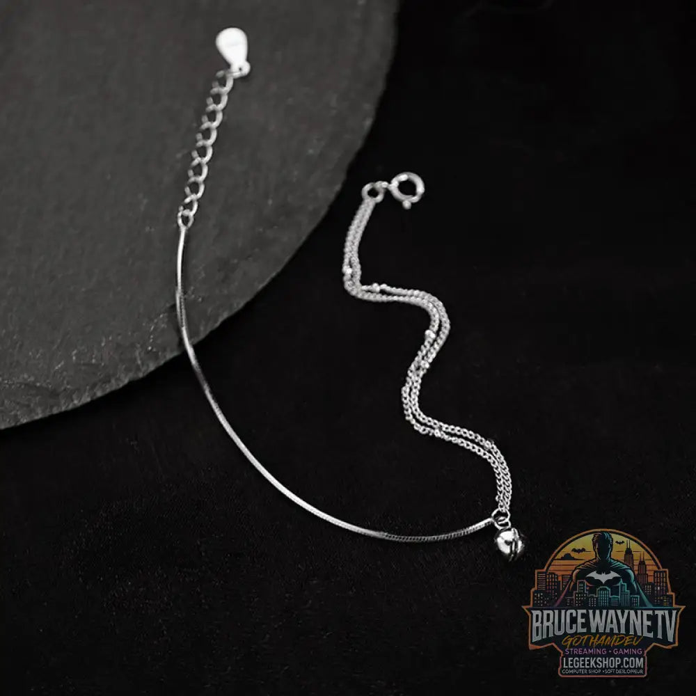 Bracelet Femme Double Couche Asymétrique Cuivre Élégant - White Gold Color / Copper - Bracelet Femme