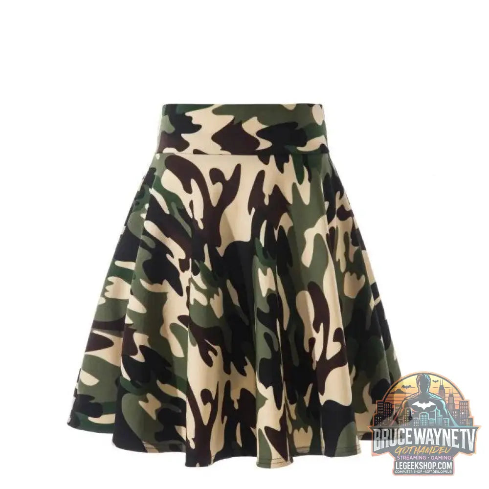Mini jupe évasée pour femme, jupe courte basique, mode polyvalente, noire, décontractée, patineuse, moyenne plissée, moelleuse, grande taille, 2023 | Wayne Outfitters - Legeekshop