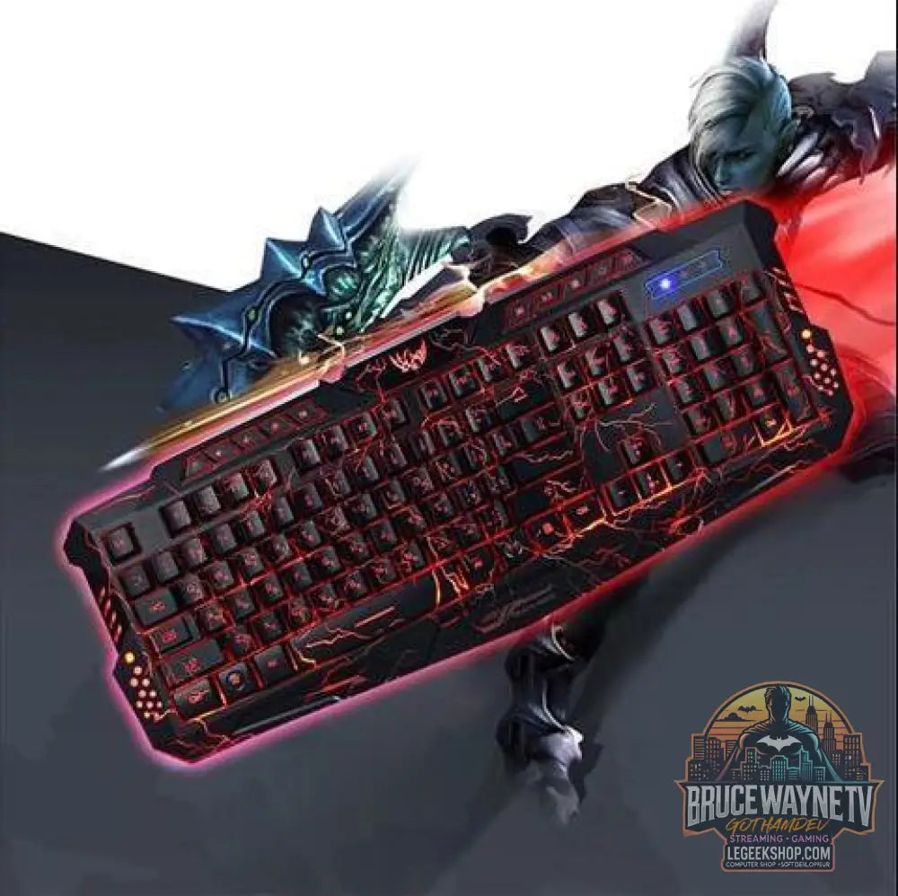 Clavier Gaming Luminescent RGB Rétroéclairé Filaire - Clavier Gaming
