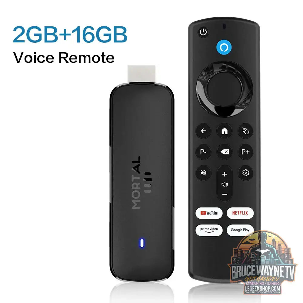 Clé TV Mortal Q8, Android 14 WiFi 6 4K/8K Chromecast - Q8 2GB16G Voice - Clé TV / TV Stick