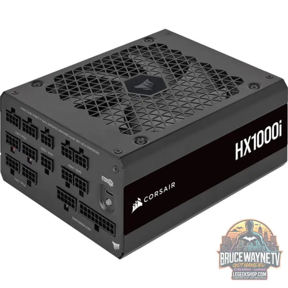 Corsair HX1000i 1000W, alimentation PC - Corsair - vue 3