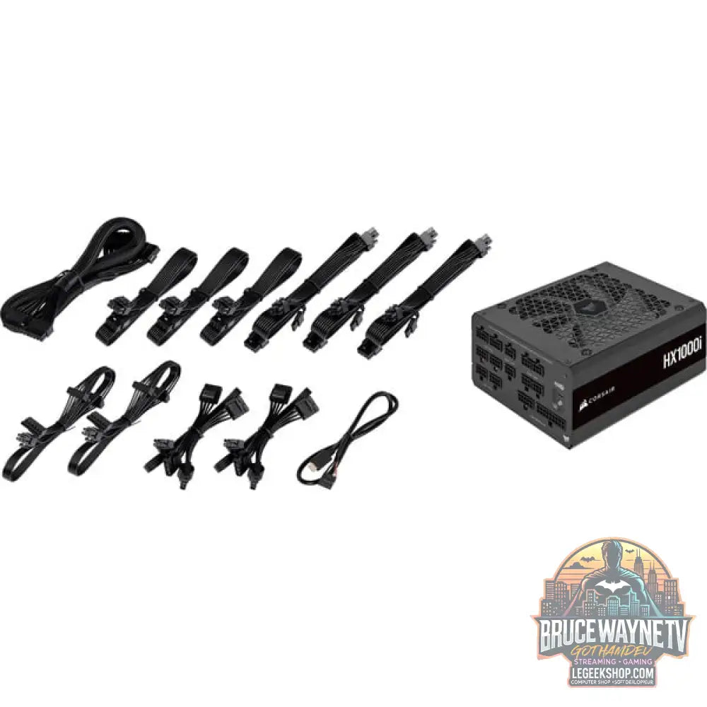 Corsair HX1000i 1000W, alimentation PC - Corsair - vue 10