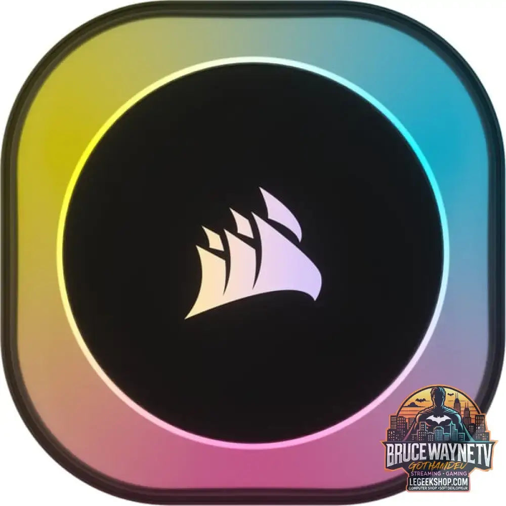 Corsair iCUE LINK H115i RGB, Wasserkühlung schwarz - Corsair - vue 3