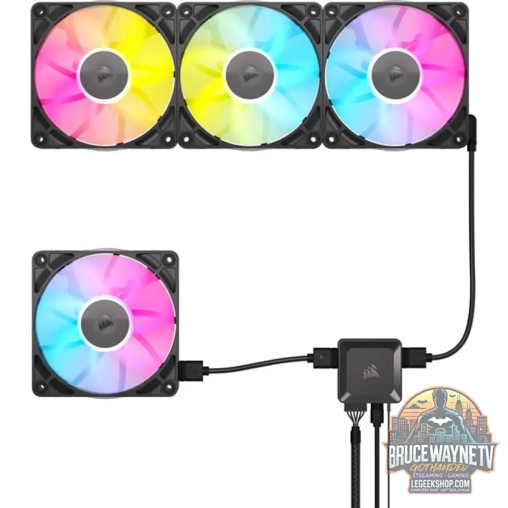 Corsair iCUE LINK RX120 RGB, Gehäuselüfter - Corsair - vue 15