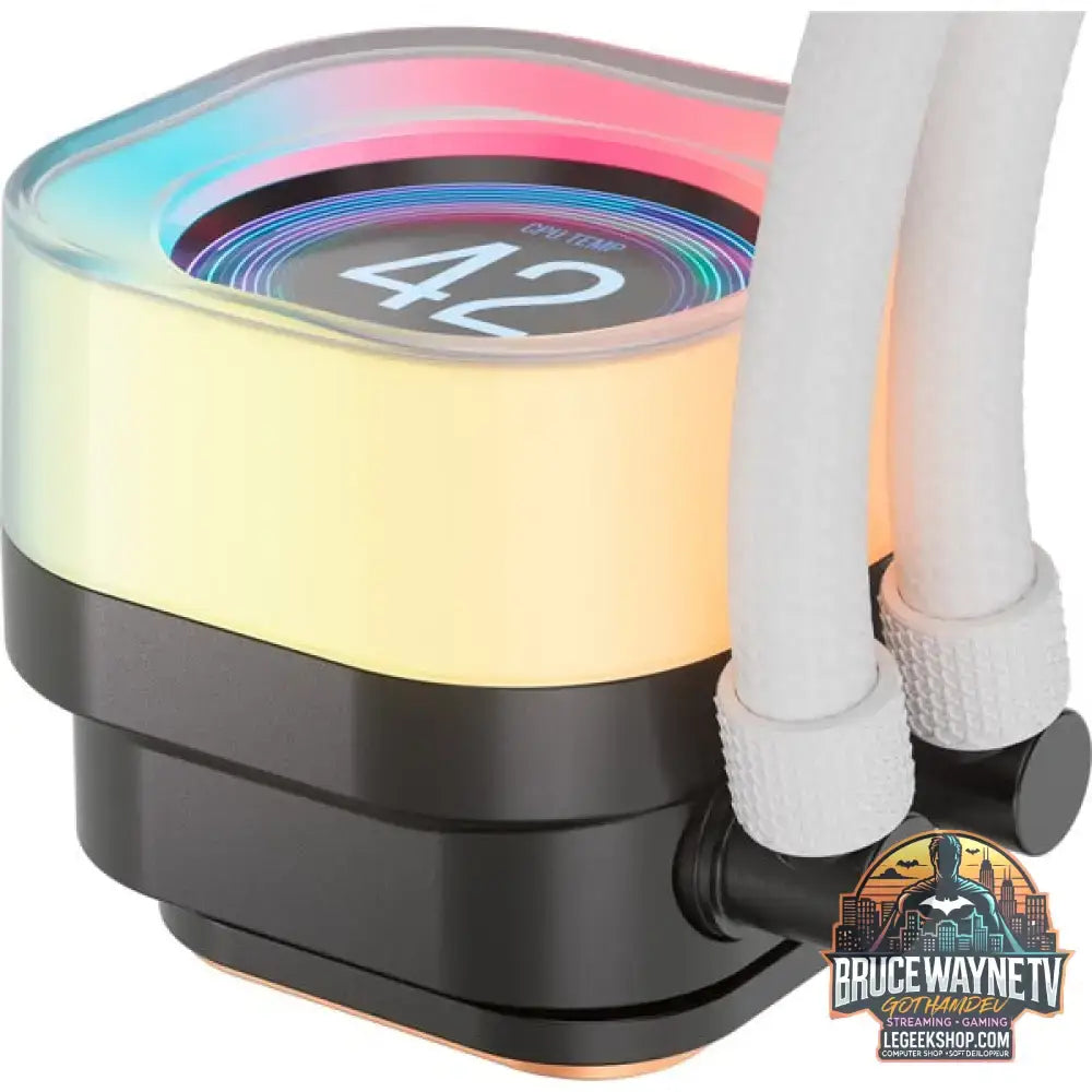 Corsair iCUE LINK TITAN 360 RX LCD RGB, Wasserkühlung weiß - Corsair - vue 4