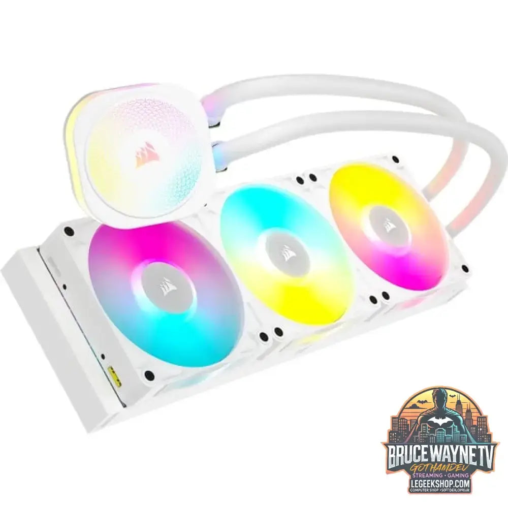 Corsair iCUE LINK TITAN 360 RX RGB, Wasserkühlung weiß - Corsair - vue 2