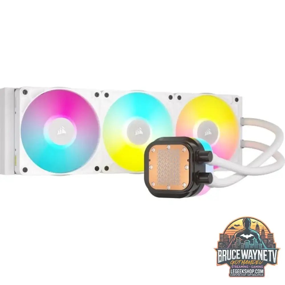 Corsair iCUE LINK TITAN 360 RX RGB, Wasserkühlung weiß - Corsair - vue 3