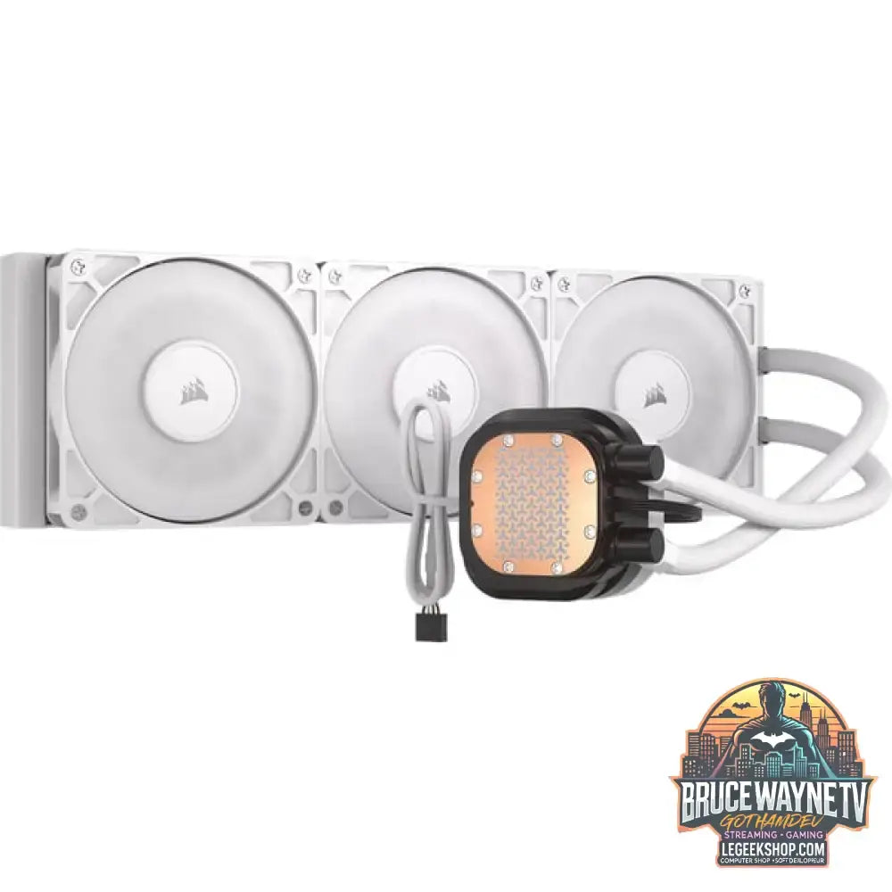 Corsair NAUTILUS 360 RS LCD, Wasserkühlung weiß - Corsair - vue 3