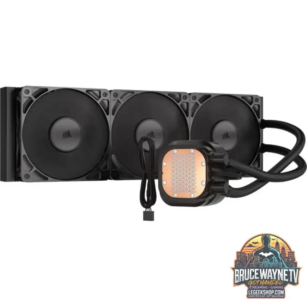 Corsair NAUTILUS 360 RS LCD, Wasserkühlung schwarz - Corsair - vue 3