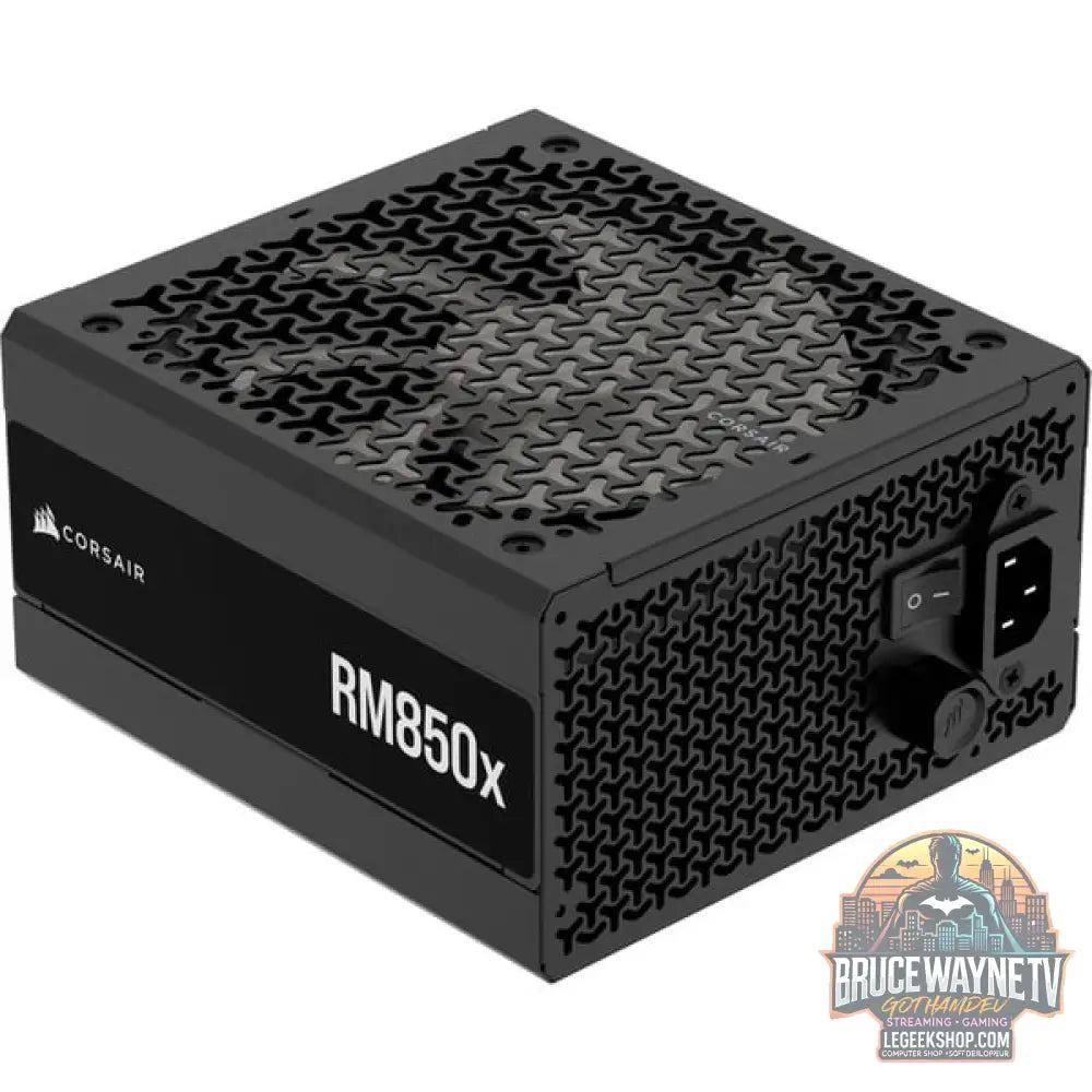 Corsair RM850x (2024), alimentation PC - Corsair - vue 3