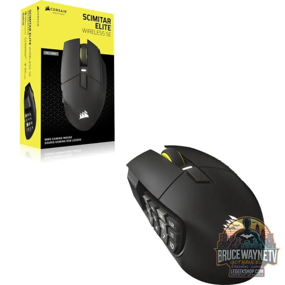 Corsair SCIMITAR Elite Wireless SE, souris gaming - vue 8