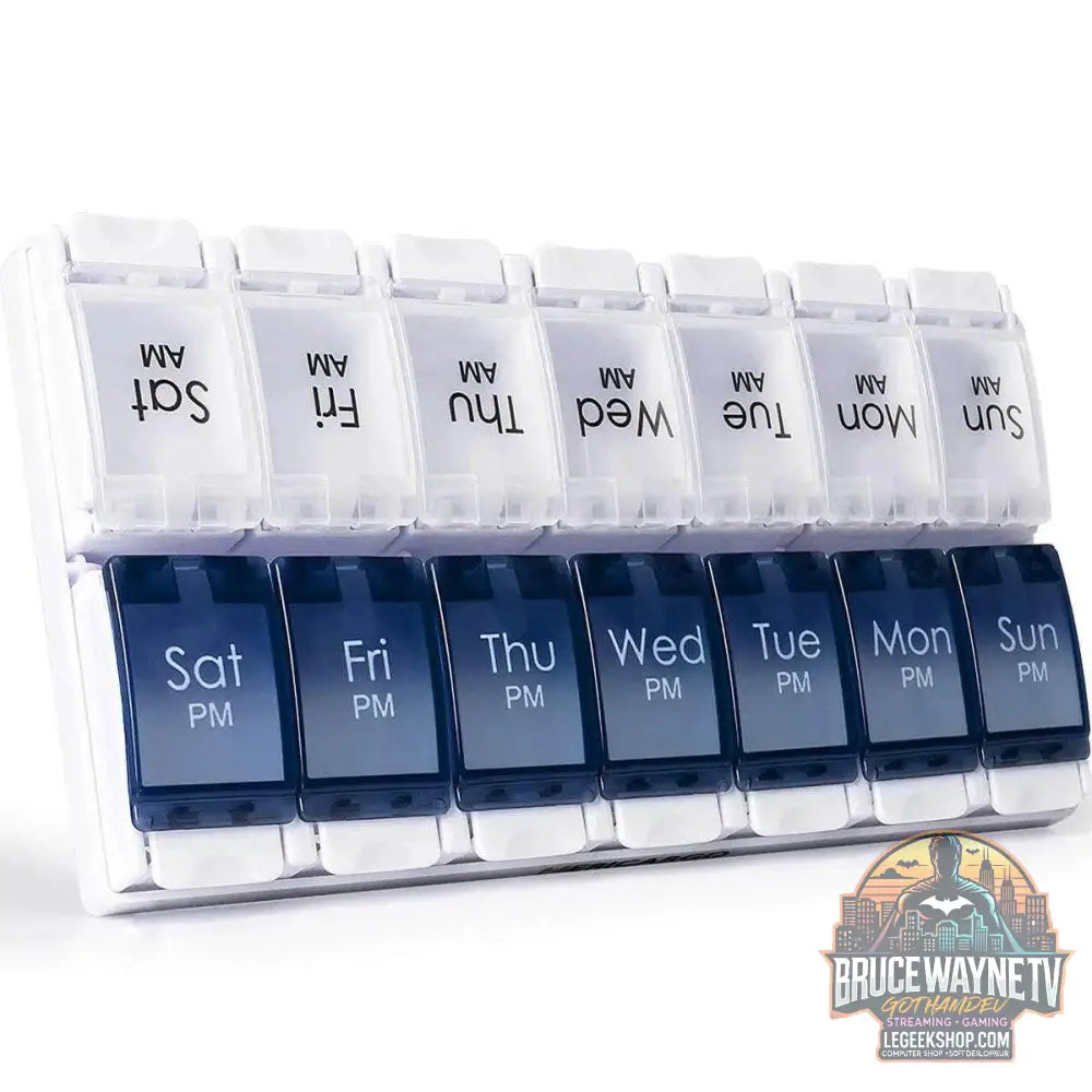 💊 Boîte à Pilules Hebdomadaire et Mensuelle – 7/14/28 Jours | Organisateur de Médicaments - Legeekshop