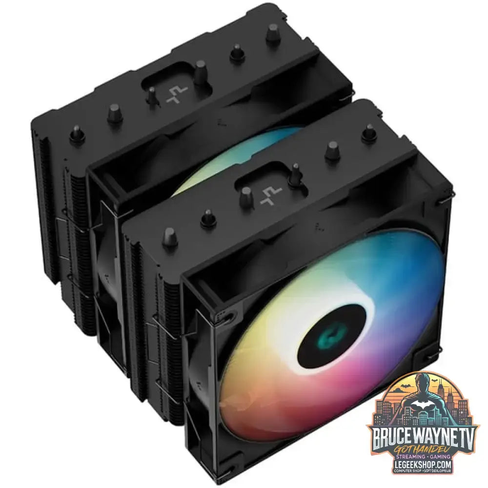 DeepCool AG620 BK ARGB, CPU-Kühler schwarz, 120 mm - DeepCool - vue 3